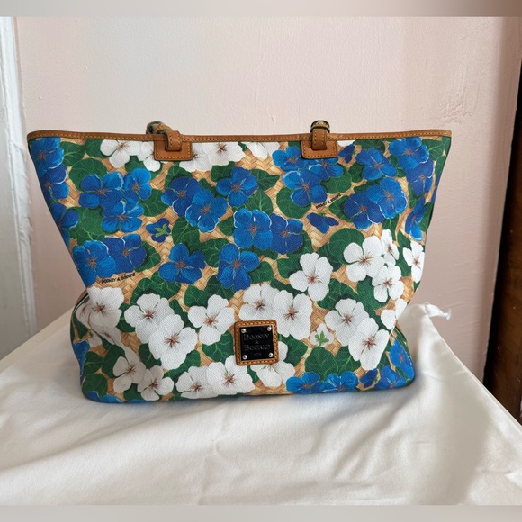 Dooney & Bourke | Floral Bag | Blue & White - Picture 3 of 16